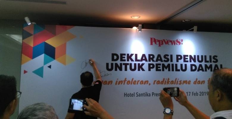 Upayakan Pemilu Damai Melalui Tulisan